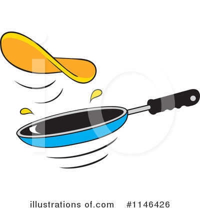 Royalty-Free (RF) Frying Pan Clipart Illustration by Johnny Sajem - Stock Sample #1146426