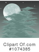 Full Moon Clipart #1074385 by AtStockIllustration