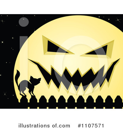 Royalty-Free (RF) Full Moon Clipart Illustration by Amanda Kate - Stock Sample #1107571