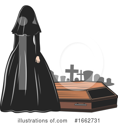 Royalty-Free (RF) Funeral Clipart Illustration by Vector Tradition SM - Stock Sample #1662731