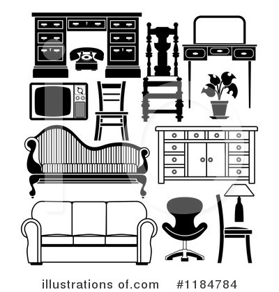 Chair Clipart #1184784 by AtStockIllustration