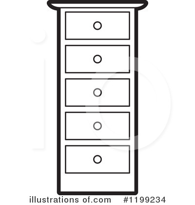 Dresser Clipart #1199234 by Lal Perera