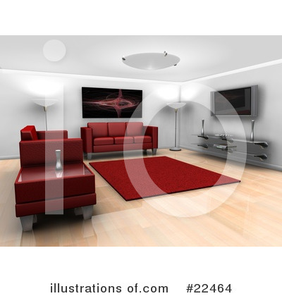Living Room Clipart #22464 by KJ Pargeter