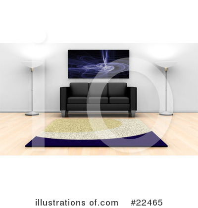 Royalty-Free (RF) Furniture Clipart Illustration by KJ Pargeter - Stock Sample #22465