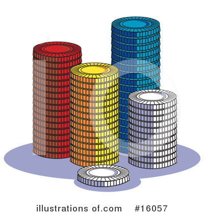 Poker Chips Clipart #16057 by Andy Nortnik