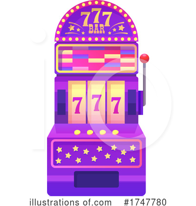 Slot Machine Clipart #1747780 by Vector Tradition SM