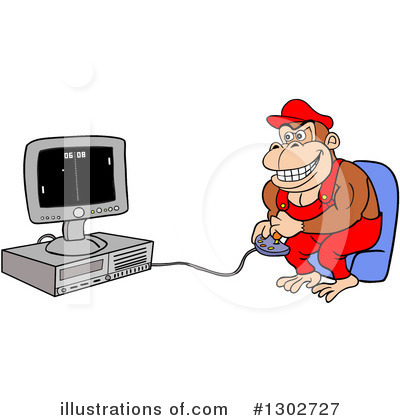 Computers Clipart #1302727 by LaffToon