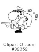 Gangster Clipart #92352 by Hit Toon