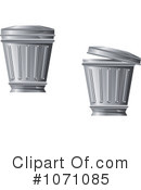Garbage Can Clipart #1071085 by Vector Tradition SM
