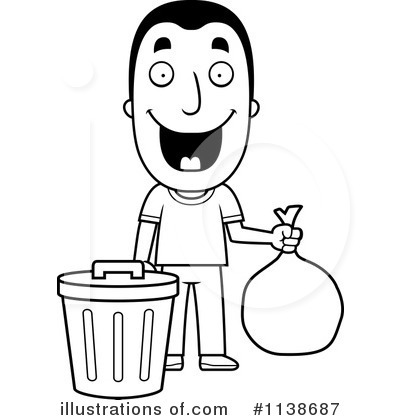 Garbage Can Clipart #1138687 by Cory Thoman