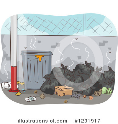Royalty-Free (RF) Garbage Clipart Illustration by BNP Design Studio - Stock Sample #1291917