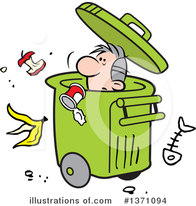 Royalty-Free (RF) Garbage Clipart Illustration by Johnny Sajem - Stock Sample #1371094