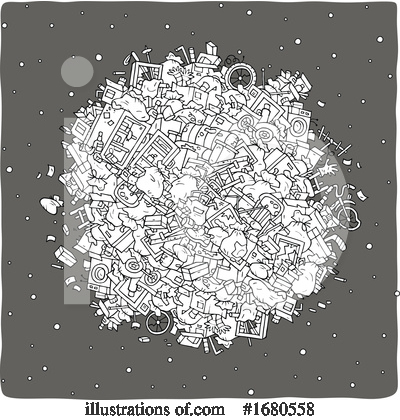 Royalty-Free (RF) Garbage Clipart Illustration by Alex Bannykh - Stock Sample #1680558