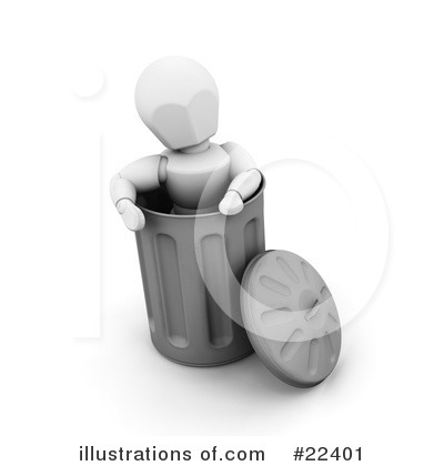 Royalty-Free (RF) Garbage Clipart Illustration by KJ Pargeter - Stock Sample #22401