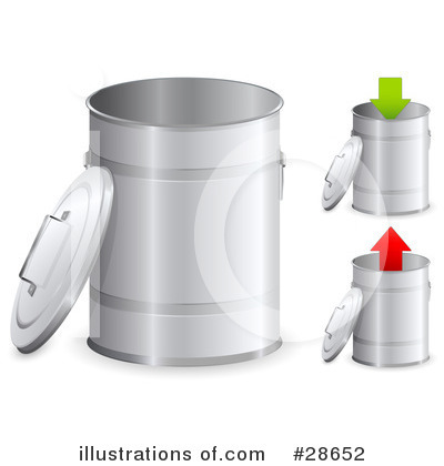 Garbage Can Clipart #28652 by beboy