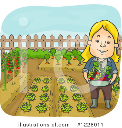 Royalty-Free (RF) Garden Clipart Illustration by BNP Design Studio - Stock Sample #1228011