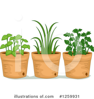 Royalty-Free (RF) Garden Clipart Illustration by BNP Design Studio - Stock Sample #1259931