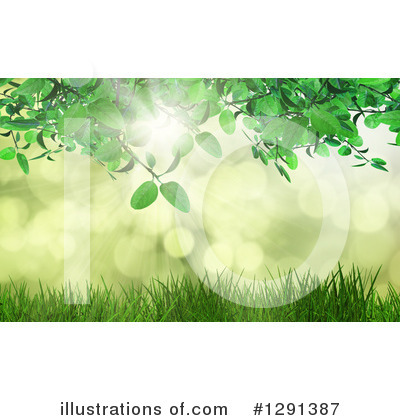Royalty-Free (RF) Garden Clipart Illustration by KJ Pargeter - Stock Sample #1291387