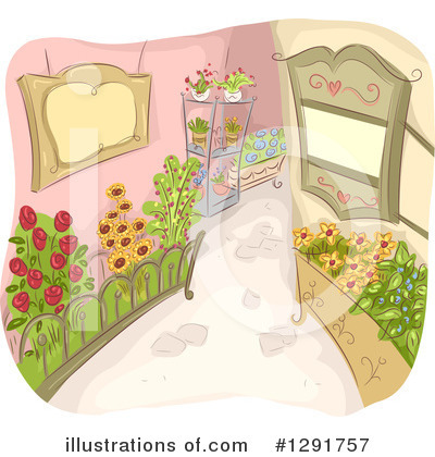 Flower Shop Clipart #1291757 by BNP Design Studio