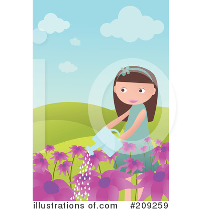 Royalty-Free (RF) Garden Clipart Illustration by mayawizard101 - Stock Sample #209259