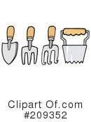 Garden Tool Clipart #209352 by Hit Toon