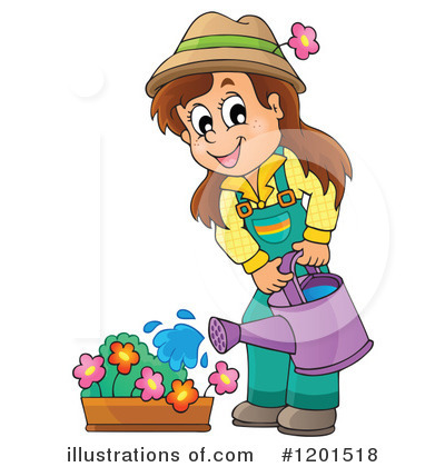 Watering Can Clipart #1201518 by visekart