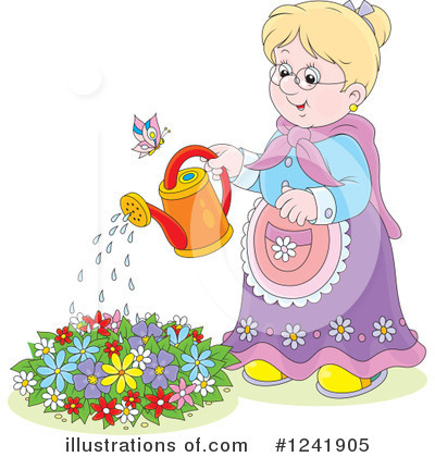 Watering Can Clipart #1241905 by Alex Bannykh