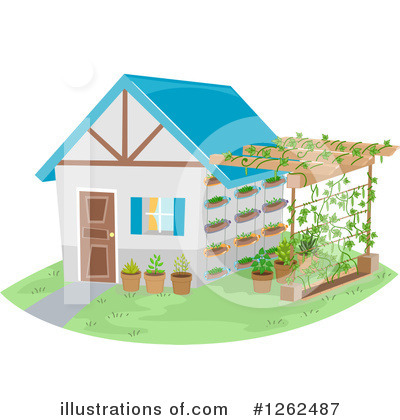 Royalty-Free (RF) Gardening Clipart Illustration by BNP Design Studio - Stock Sample #1262487