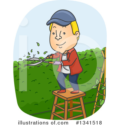 Royalty-Free (RF) Gardening Clipart Illustration by BNP Design Studio - Stock Sample #1341518