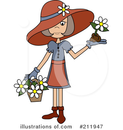 Royalty-Free (RF) Gardening Clipart Illustration by Pams Clipart - Stock Sample #211947