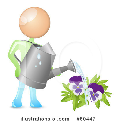 Watering Can Clipart #60447 by Oligo