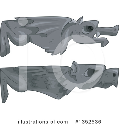Royalty-Free (RF) Gargoyle Clipart Illustration by BNP Design Studio - Stock Sample #1352536