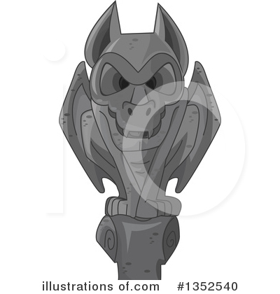 Royalty-Free (RF) Gargoyle Clipart Illustration by BNP Design Studio - Stock Sample #1352540