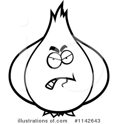 Royalty-Free (RF) Garlic Clipart Illustration by Cory Thoman - Stock Sample #1142643