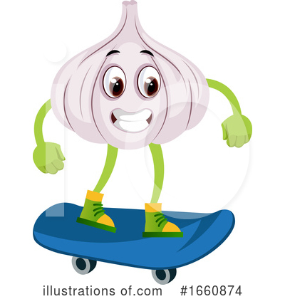 Royalty-Free (RF) Garlic Clipart Illustration by Morphart Creations - Stock Sample #1660874