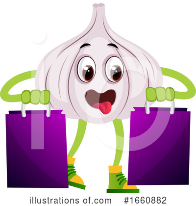 Royalty-Free (RF) Garlic Clipart Illustration by Morphart Creations - Stock Sample #1660882