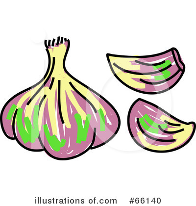 Royalty-Free (RF) Garlic Clipart Illustration by Prawny - Stock Sample #66140