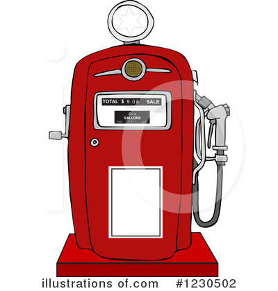 Royalty-Free (RF) Gas Pump Clipart Illustration by djart - Stock Sample #1230502