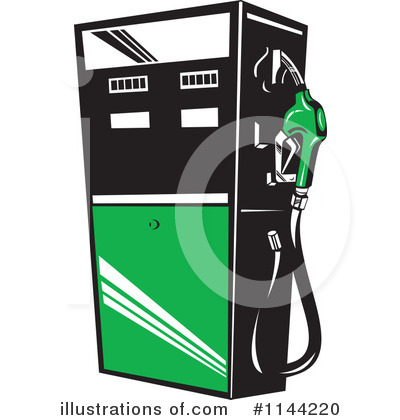 Gas Pump Clipart #1144220 by patrimonio