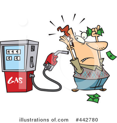 Royalty-Free (RF) Gasoline Clipart Illustration by toonaday - Stock Sample #442780