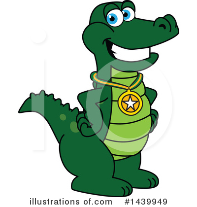 Gator Mascot Clipart #1439949 by Mascot Junction