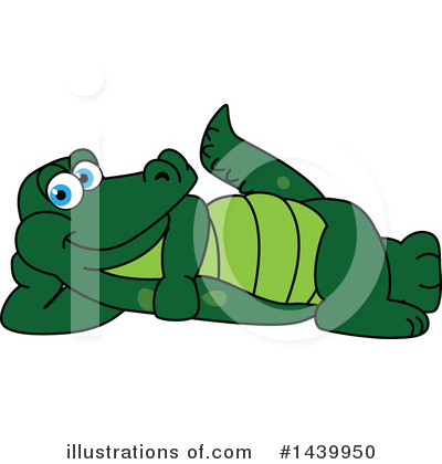 Royalty-Free (RF) Gator Mascot Clipart Illustration by Mascot Junction - Stock Sample #1439950