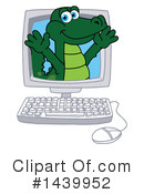 Gator Mascot Clipart #1439952 by Mascot Junction