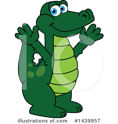 Gator Mascot Clipart #1439957 by Mascot Junction