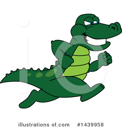 Gator Mascot Clipart #1439958 by Mascot Junction