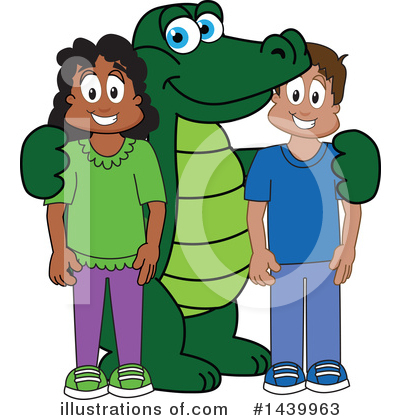 Gator Mascot Clipart #1439963 by Mascot Junction