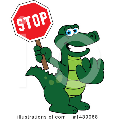 Gator Mascot Clipart #1439968 by Mascot Junction