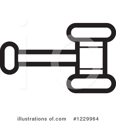Gavel Clipart #1229964 by Lal Perera