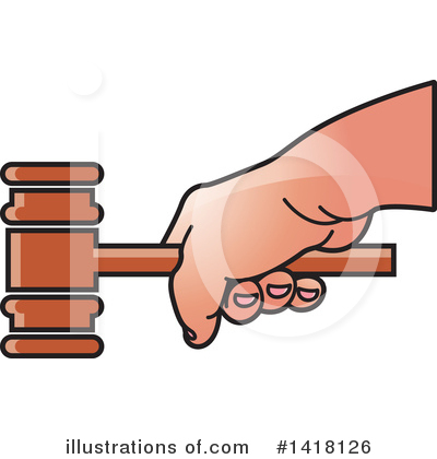 Gavel Clipart #1418126 by Lal Perera