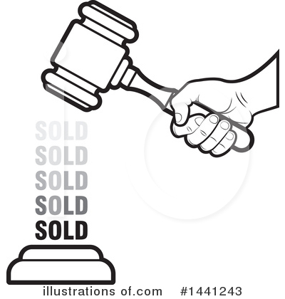 Gavel Clipart #1441243 by Lal Perera